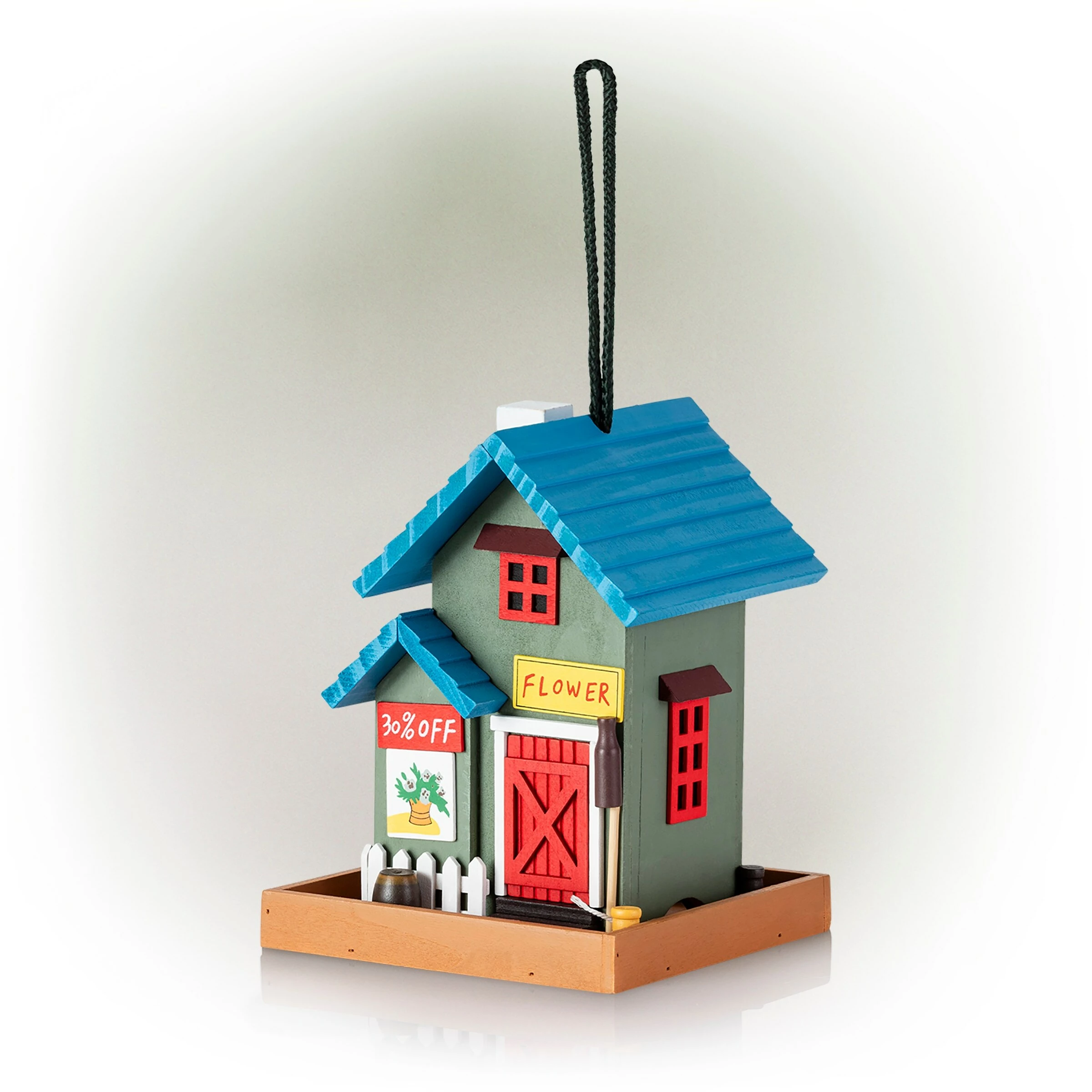 Coupon π Alpine Corporation 9" Tall Outdoor Hanging Colorful Bird Feeder, Flower Shop π 11 Coupon π Alpine Corporation 9" Tall Outdoor Hanging Colorful Bird Feeder, Flower Shop π - Image 9