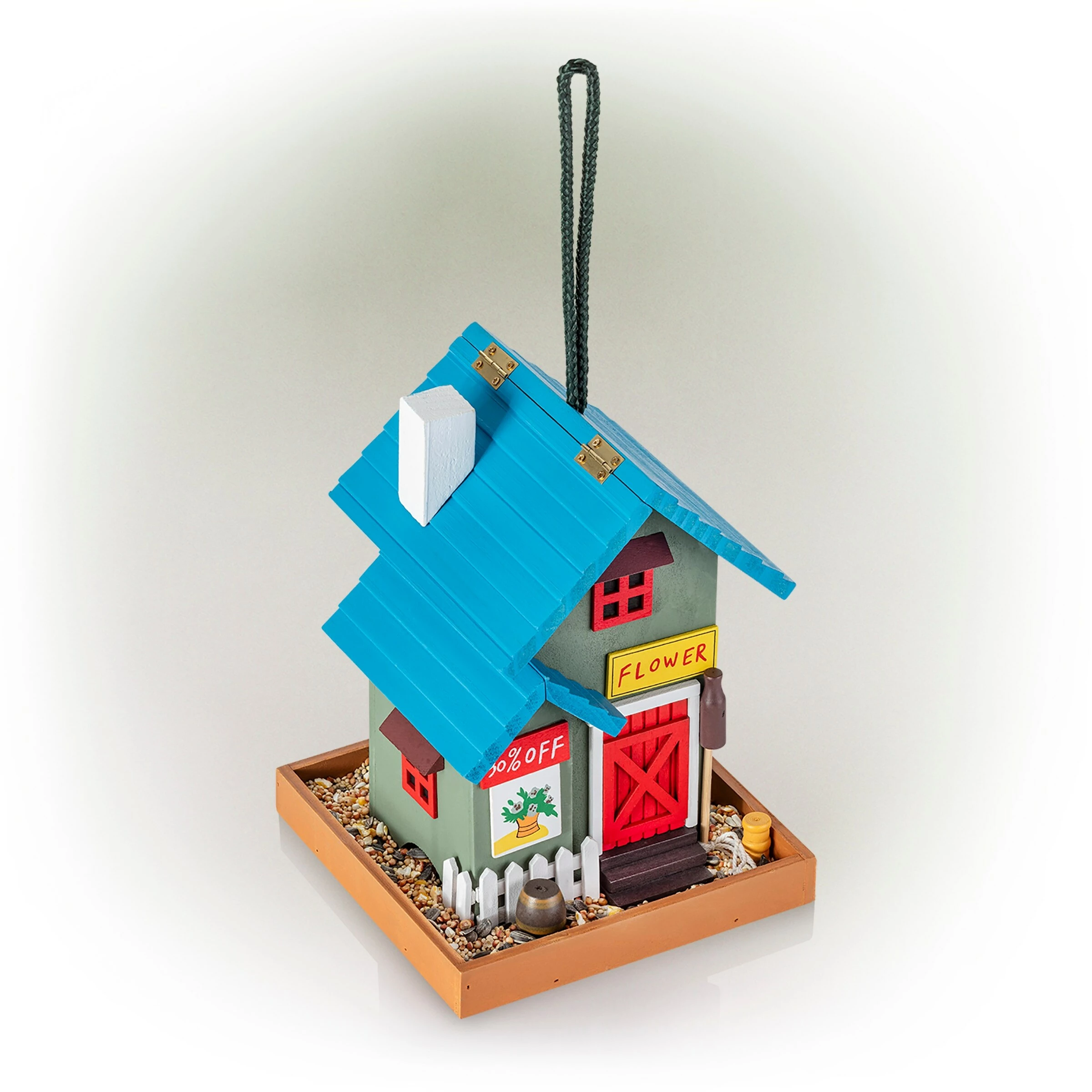 Coupon π Alpine Corporation 9" Tall Outdoor Hanging Colorful Bird Feeder, Flower Shop π 12 Coupon π Alpine Corporation 9" Tall Outdoor Hanging Colorful Bird Feeder, Flower Shop π - Image 10