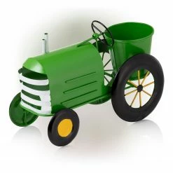 Best Pirce 🔔 Alpine Corporation 11" Tall Indoor/Outdoor Vintage Style Metal Tractor Planter, Lime Green - 8' X 10' 👍 20 Best Pirce 🔔 Alpine Corporation 11" Tall Indoor/Outdoor Vintage Style Metal Tractor Planter, Lime Green - 8' X 10' 👍 -Alpine Corporation Sales Alpine Lime Green Metal Tractor Planter 2
