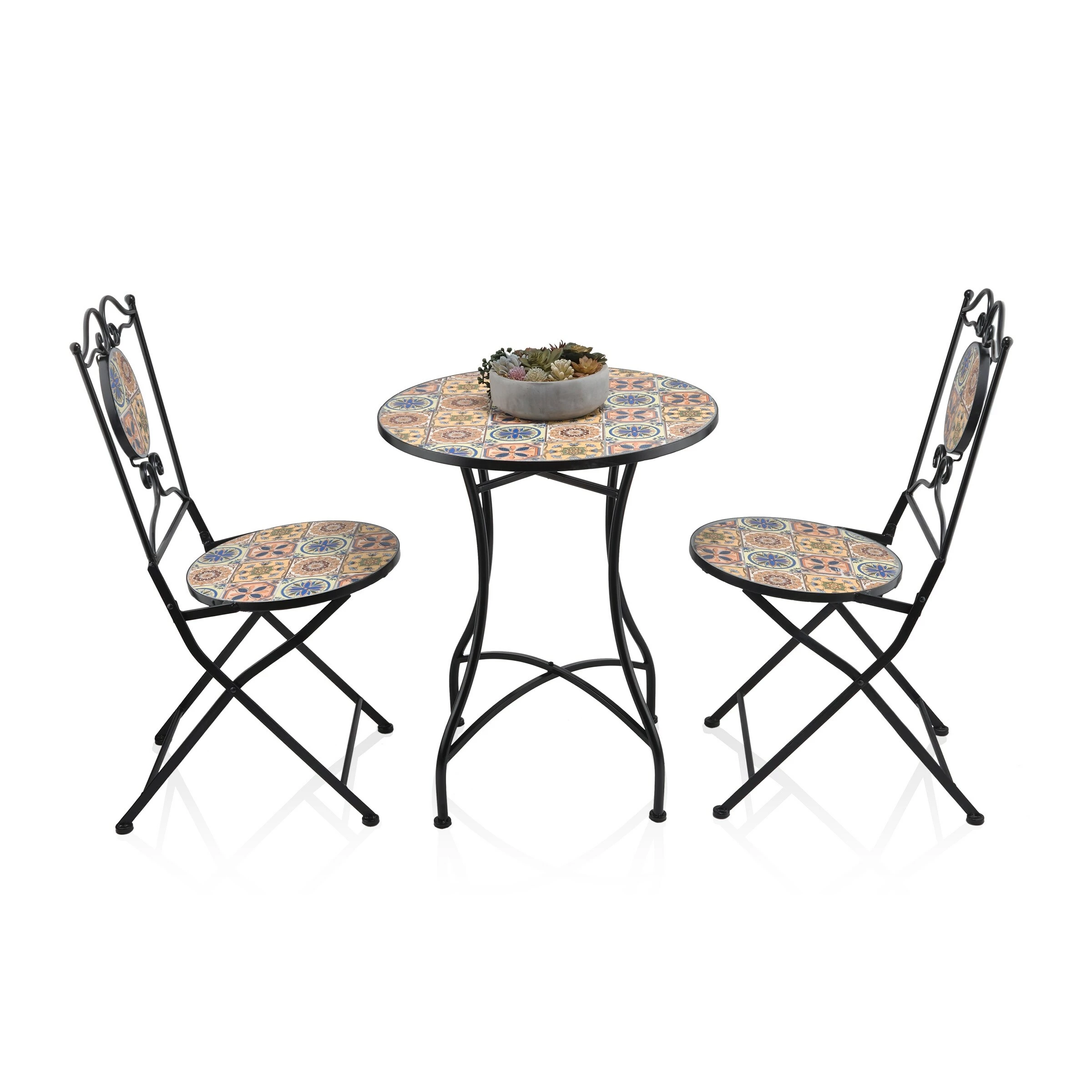 Best reviews of ๐ Alpine Corporation Indoor/Outdoor Mediterranean Tile Design Set Table And Chairs Patio Seating ๐ 11 Best reviews of ๐ Alpine Corporation Indoor/Outdoor Mediterranean Tile Design Set Table And Chairs Patio Seating ๐ - Image 9