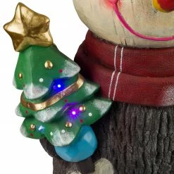 Brand new ๐ฏ Alpine Corporation 48"H Outdoor Solar Snowman Statue Holiday Decoration With Color Changing LED Lights - Black โจ 24 Brand new ๐ฏ Alpine Corporation 48"H Outdoor Solar Snowman Statue Holiday Decoration With Color Changing LED Lights - Black โจ -Alpine Corporation Sales Alpine Solar Snowman Statue2C Color Changing LED Lights 10