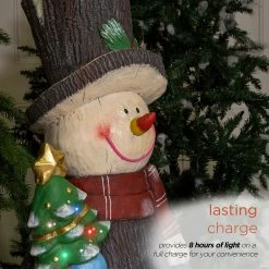 Brand new ๐ฏ Alpine Corporation 48"H Outdoor Solar Snowman Statue Holiday Decoration With Color Changing LED Lights - Black โจ 19 Brand new ๐ฏ Alpine Corporation 48"H Outdoor Solar Snowman Statue Holiday Decoration With Color Changing LED Lights - Black โจ -Alpine Corporation Sales Alpine Solar Snowman Statue2C Color Changing LED Lights 5