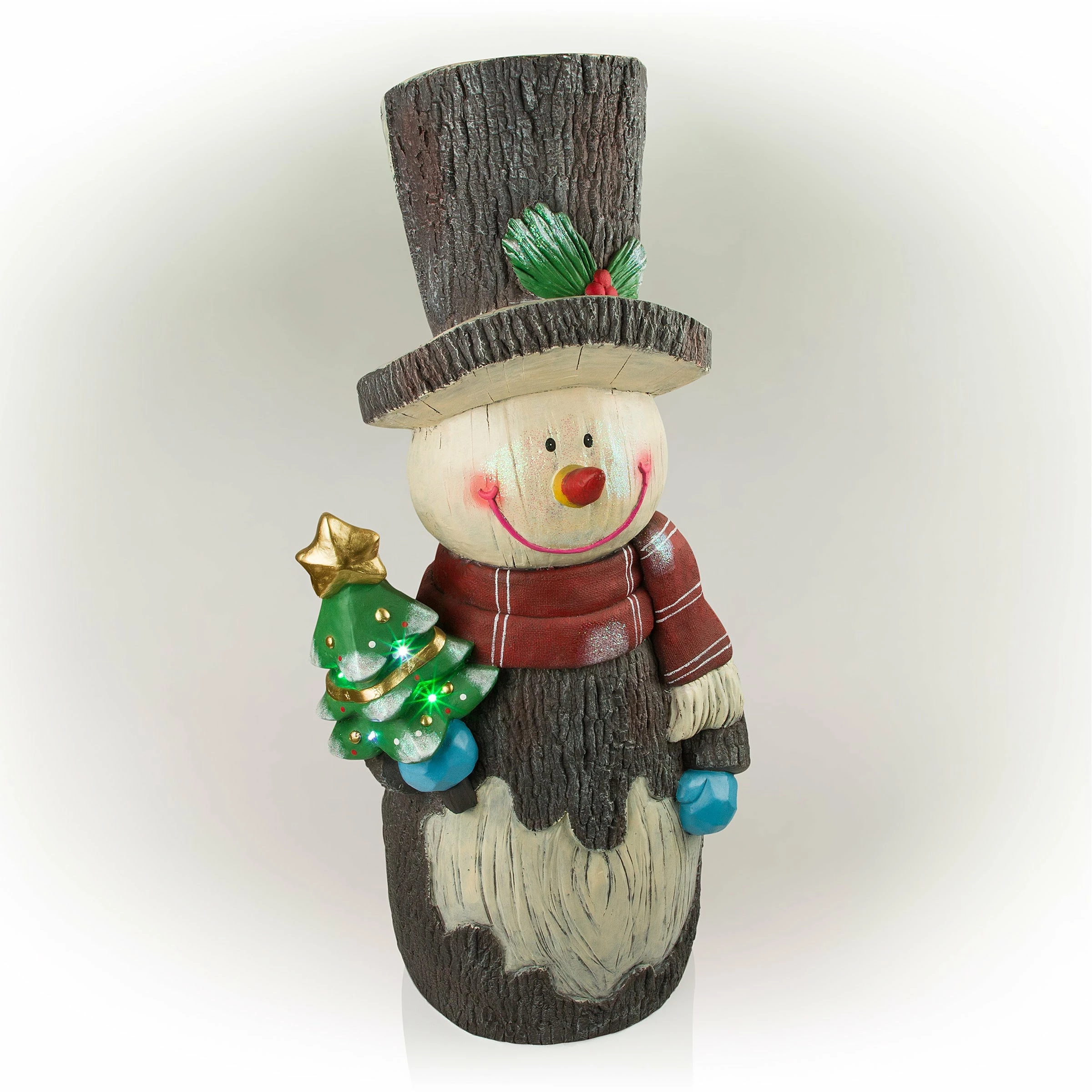Brand new ๐ฏ Alpine Corporation 48"H Outdoor Solar Snowman Statue Holiday Decoration With Color Changing LED Lights - Black โจ 10 Brand new ๐ฏ Alpine Corporation 48"H Outdoor Solar Snowman Statue Holiday Decoration With Color Changing LED Lights - Black โจ - Image 8