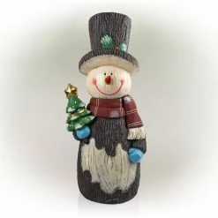 Brand new ๐ฏ Alpine Corporation 48"H Outdoor Solar Snowman Statue Holiday Decoration With Color Changing LED Lights - Black โจ 22 Brand new ๐ฏ Alpine Corporation 48"H Outdoor Solar Snowman Statue Holiday Decoration With Color Changing LED Lights - Black โจ -Alpine Corporation Sales Alpine Solar Snowman Statue2C Color Changing LED Lights 8