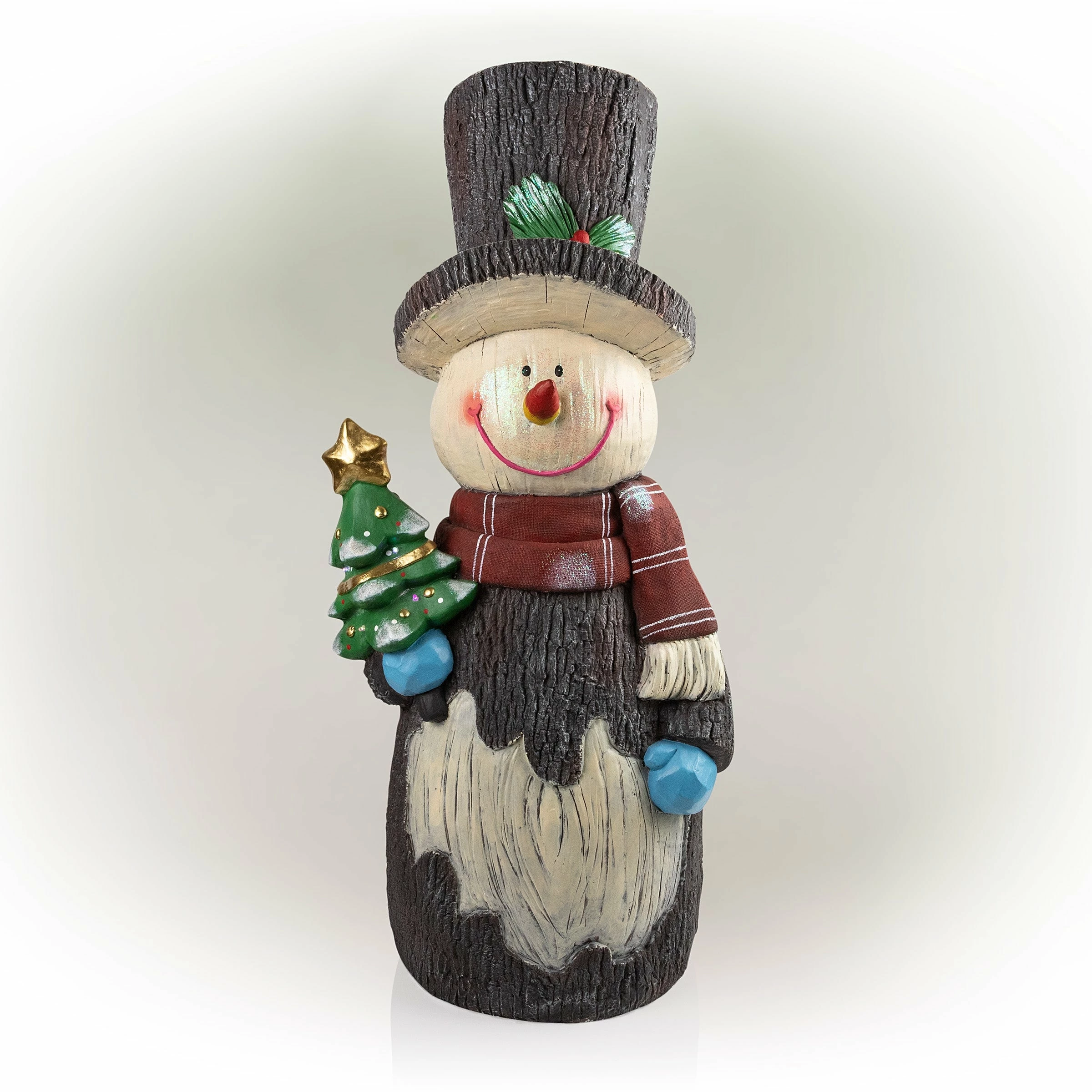 Brand new ๐ฏ Alpine Corporation 48"H Outdoor Solar Snowman Statue Holiday Decoration With Color Changing LED Lights - Black โจ 11 Brand new ๐ฏ Alpine Corporation 48"H Outdoor Solar Snowman Statue Holiday Decoration With Color Changing LED Lights - Black โจ - Image 9