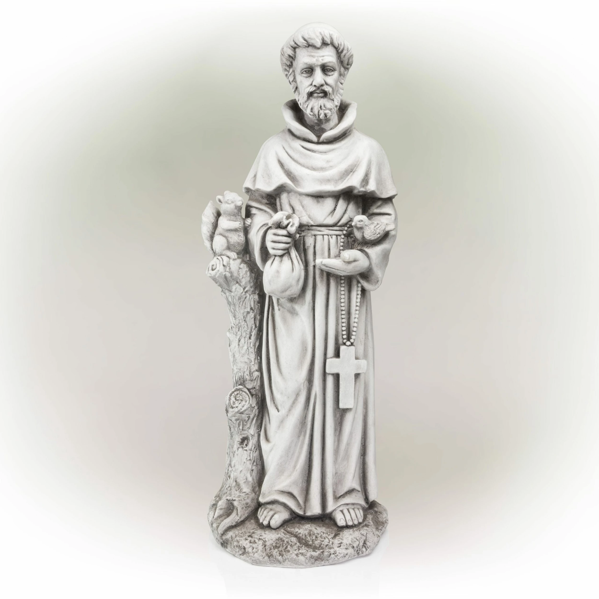 Discount βοΈ Alpine Corporation 31" Tall Indoor/Outdoor Saint Francis Standing Statue Yard Art Decoration π 4 Discount βοΈ Alpine Corporation 31" Tall Indoor/Outdoor Saint Francis Standing Statue Yard Art Decoration π - Image 2