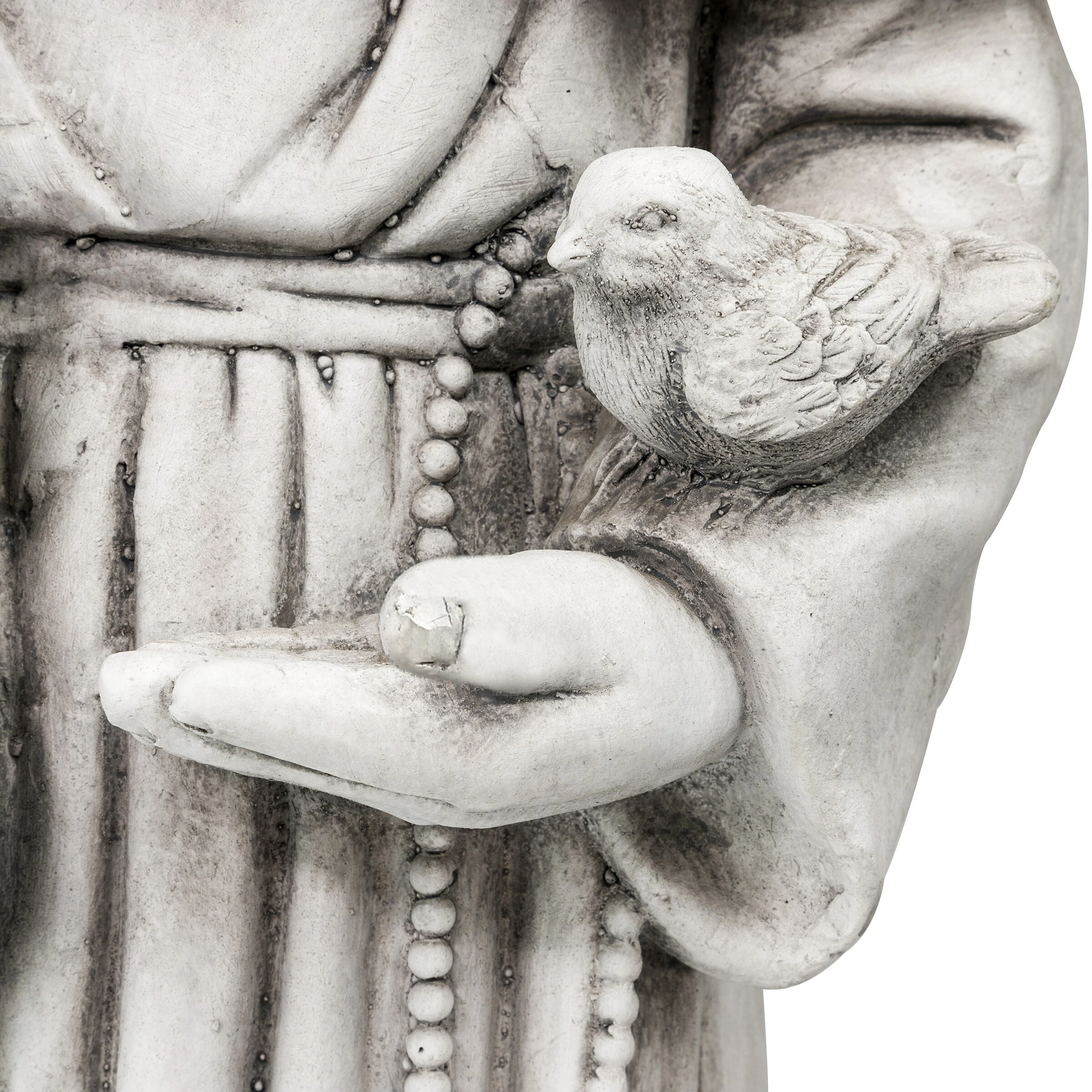 Discount βοΈ Alpine Corporation 31" Tall Indoor/Outdoor Saint Francis Standing Statue Yard Art Decoration π 15 Discount βοΈ Alpine Corporation 31" Tall Indoor/Outdoor Saint Francis Standing Statue Yard Art Decoration π - Image 13