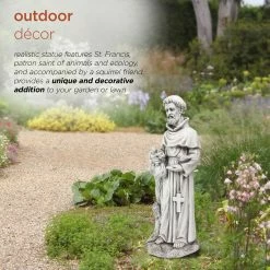 Discount βοΈ Alpine Corporation 31" Tall Indoor/Outdoor Saint Francis Standing Statue Yard Art Decoration π 19 Discount βοΈ Alpine Corporation 31" Tall Indoor/Outdoor Saint Francis Standing Statue Yard Art Decoration π -Alpine Corporation Sales Alpine St. Francis Stone Garden Statue2C Gray2C 31 Inch Tall 4