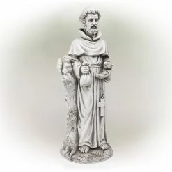 Discount βοΈ Alpine Corporation 31" Tall Indoor/Outdoor Saint Francis Standing Statue Yard Art Decoration π 22 Discount βοΈ Alpine Corporation 31" Tall Indoor/Outdoor Saint Francis Standing Statue Yard Art Decoration π -Alpine Corporation Sales Alpine St. Francis Stone Garden Statue2C Gray2C 31 Inch Tall 7