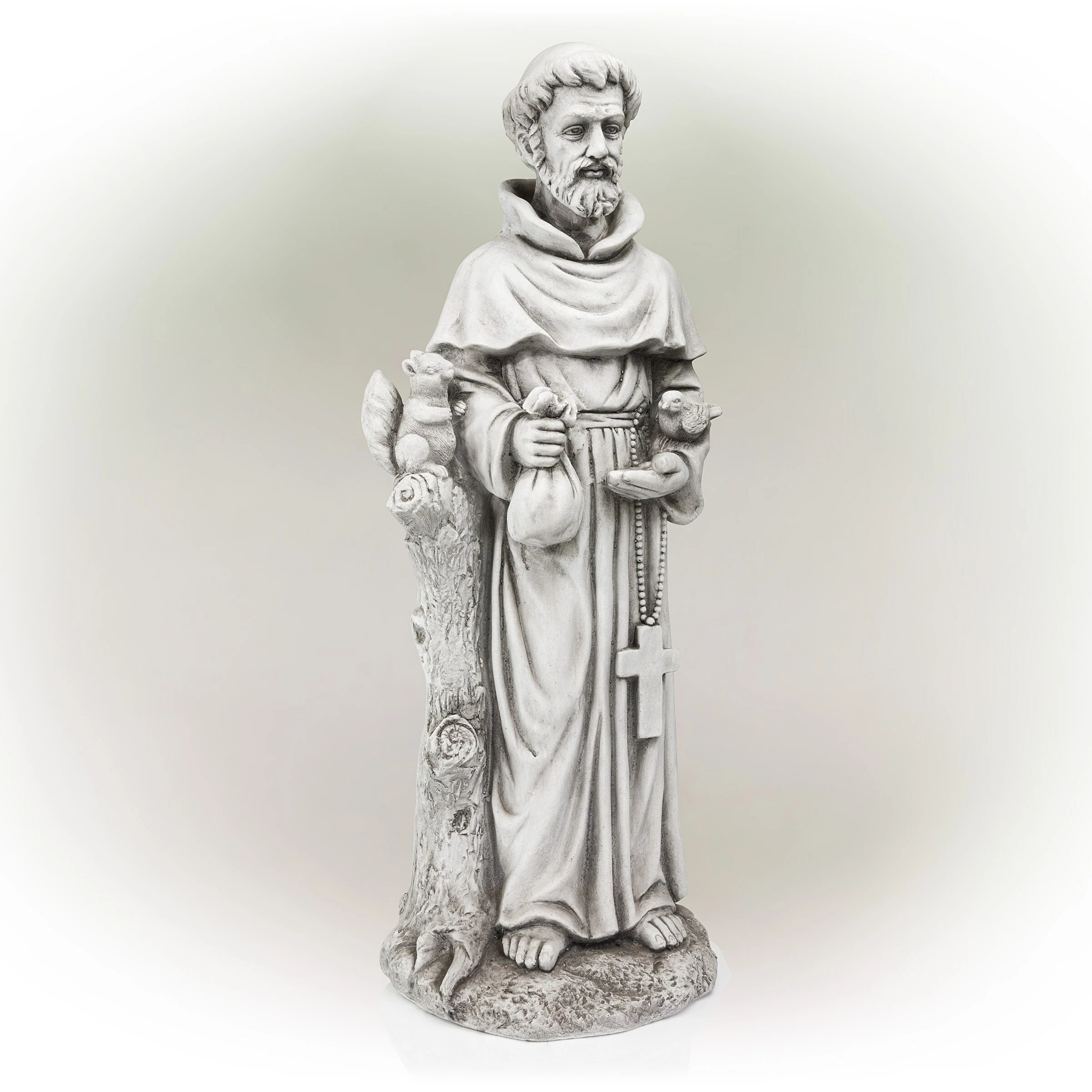 Discount βοΈ Alpine Corporation 31" Tall Indoor/Outdoor Saint Francis Standing Statue Yard Art Decoration π 10 Discount βοΈ Alpine Corporation 31" Tall Indoor/Outdoor Saint Francis Standing Statue Yard Art Decoration π - Image 8