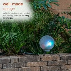 Cheap ⌛ Alpine Corporation 8" Diameter Indoor/Outdoor Glass Gazing Globe Yard Decoration With Color Changing LED Lights 🥰 17 Cheap ⌛ Alpine Corporation 8" Diameter Indoor/Outdoor Glass Gazing Globe Yard Decoration With Color Changing LED Lights 🥰 -Alpine Corporation Sales Alpine White Gazing Globe with LED Lights2C 10 Inch Tall 4
