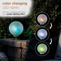 Cheap ⌛ Alpine Corporation 8" Diameter Indoor/Outdoor Glass Gazing Globe Yard Decoration With Color Changing LED Lights 🥰 19 Cheap ⌛ Alpine Corporation 8" Diameter Indoor/Outdoor Glass Gazing Globe Yard Decoration With Color Changing LED Lights 🥰 -Alpine Corporation Sales Alpine White Gazing Globe with LED Lights2C 10 Inch Tall 6