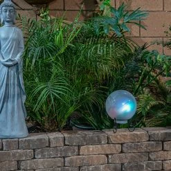 Cheap ⌛ Alpine Corporation 8" Diameter Indoor/Outdoor Glass Gazing Globe Yard Decoration With Color Changing LED Lights 🥰 20 Cheap ⌛ Alpine Corporation 8" Diameter Indoor/Outdoor Glass Gazing Globe Yard Decoration With Color Changing LED Lights 🥰 -Alpine Corporation Sales Alpine White Gazing Globe with LED Lights2C 10 Inch Tall 7