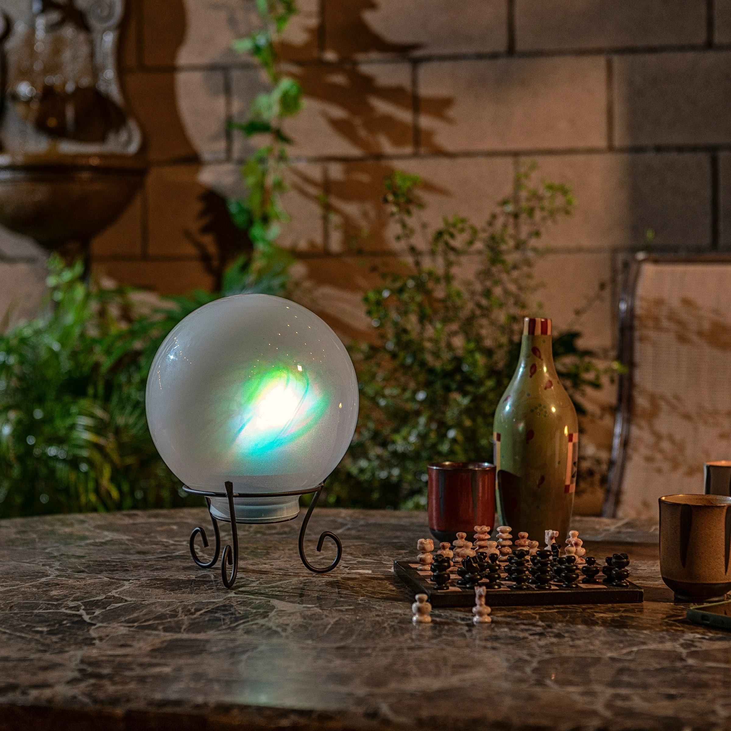 Cheap ⌛ Alpine Corporation 8" Diameter Indoor/Outdoor Glass Gazing Globe Yard Decoration With Color Changing LED Lights 🥰 3 Cheap ⌛ Alpine Corporation 8" Diameter Indoor/Outdoor Glass Gazing Globe Yard Decoration With Color Changing LED Lights 🥰