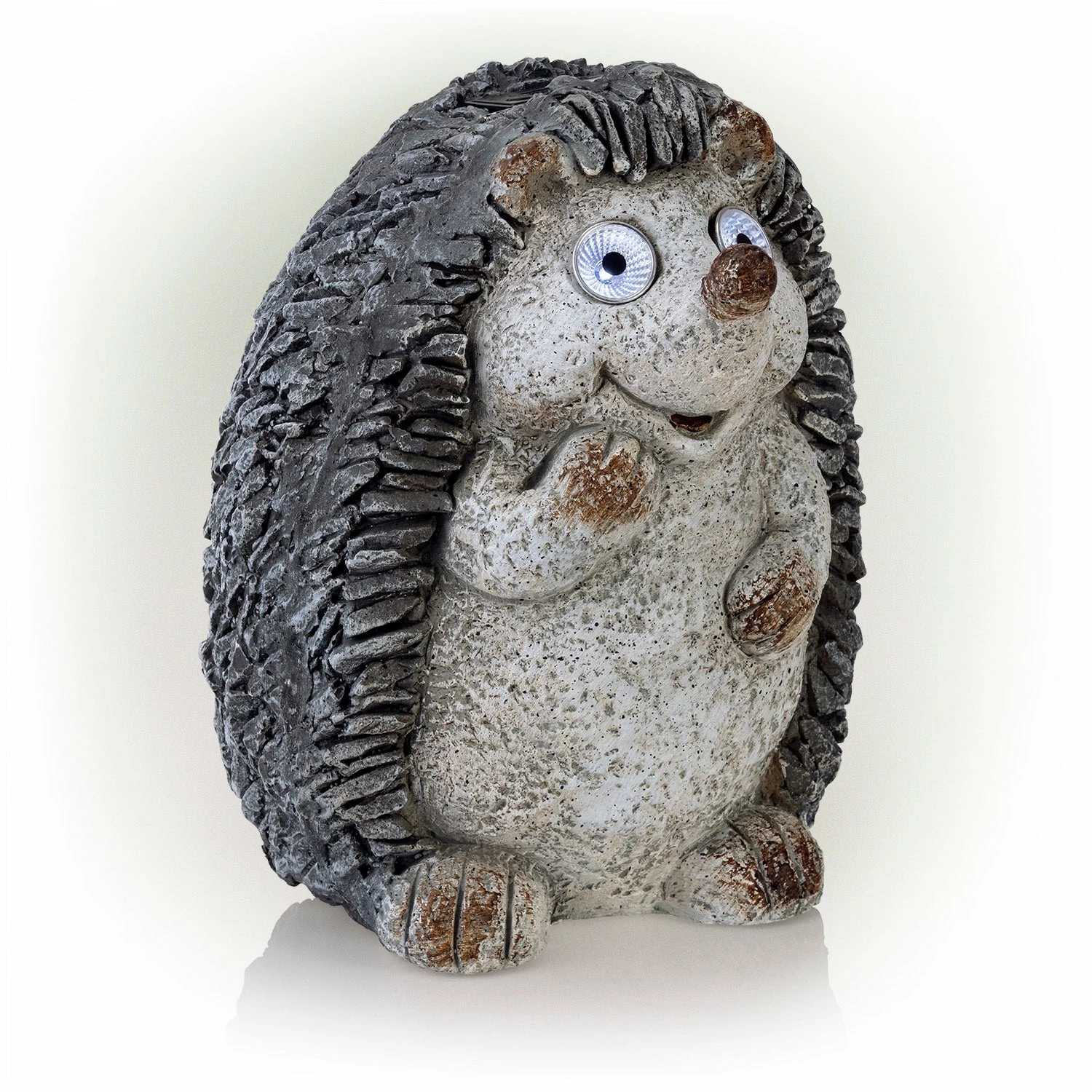 Best Sale π Alpine Corporation 15" Tall Outdoor Solar Powered Hedgehog Yard Statue With LED Lights π - Image 2