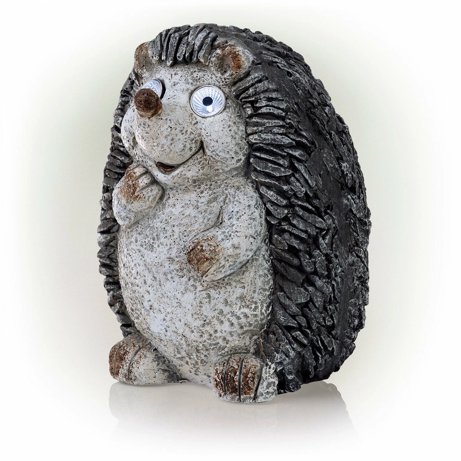 Best Sale π Alpine Corporation 15" Tall Outdoor Solar Powered Hedgehog Yard Statue With LED Lights π - Image 7
