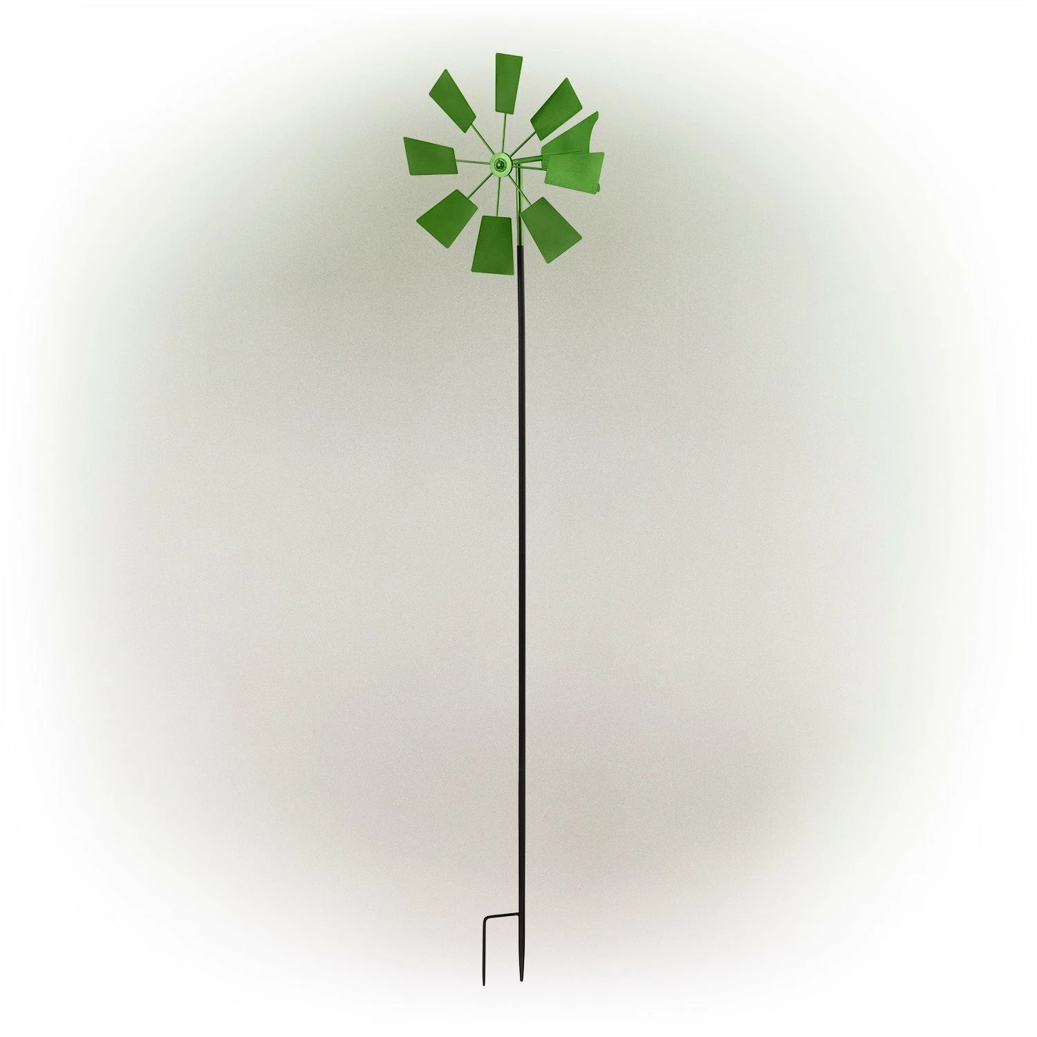 Budget π₯ Alpine Corporation 52" Tall Outdoor Metal Windmill Spinner Stake Yard Decoration, Green β€οΈ - Image 8