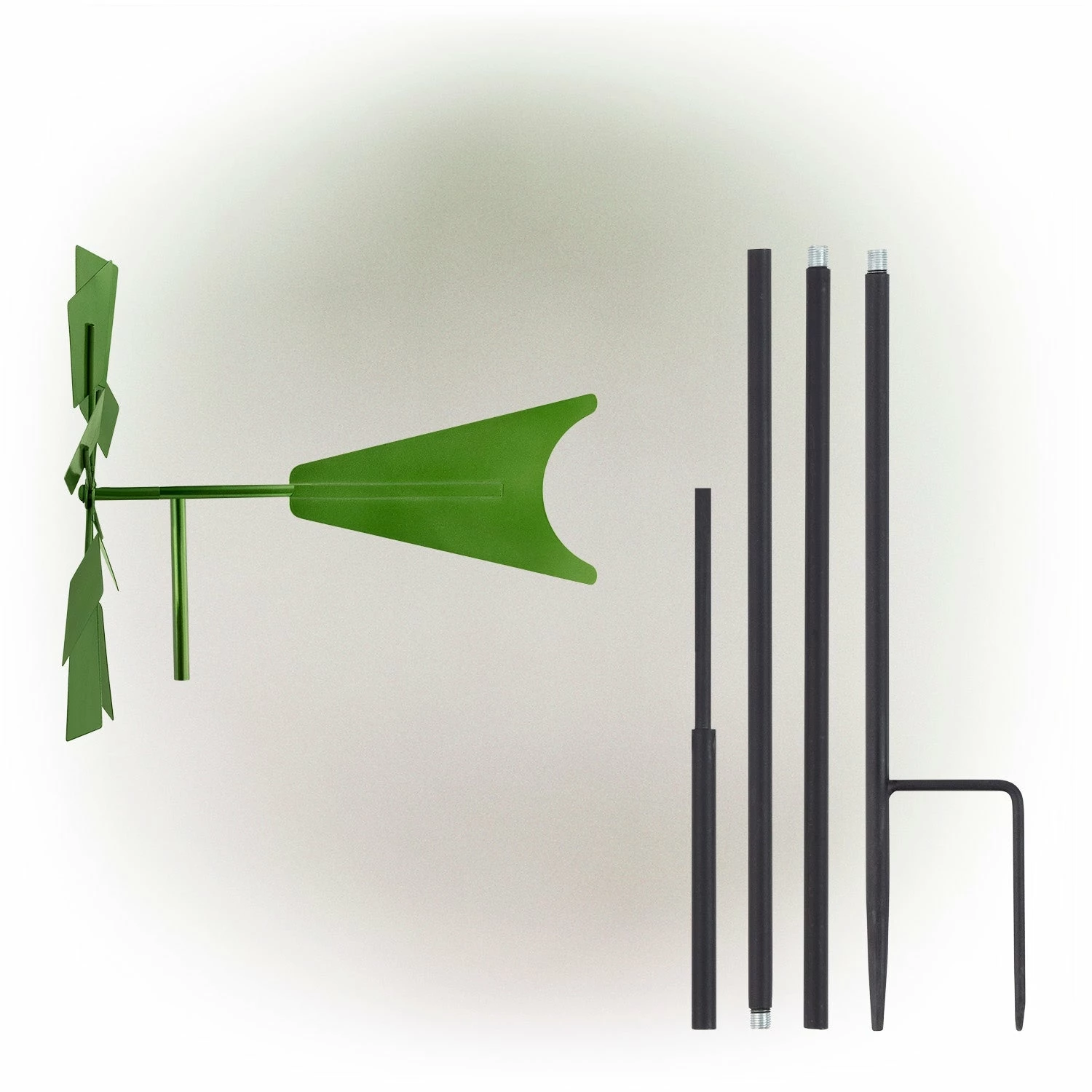 Budget π₯ Alpine Corporation 52" Tall Outdoor Metal Windmill Spinner Stake Yard Decoration, Green β€οΈ - Image 10