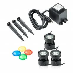Cheapest β Alpine Corporation Power Beam Set Of 3 Indoor/Outdoor 20 Watt Halogen Lights With Transformer π